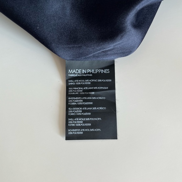 NWOT Club Monaco Textured Belted Coat - Picture 15 of 16